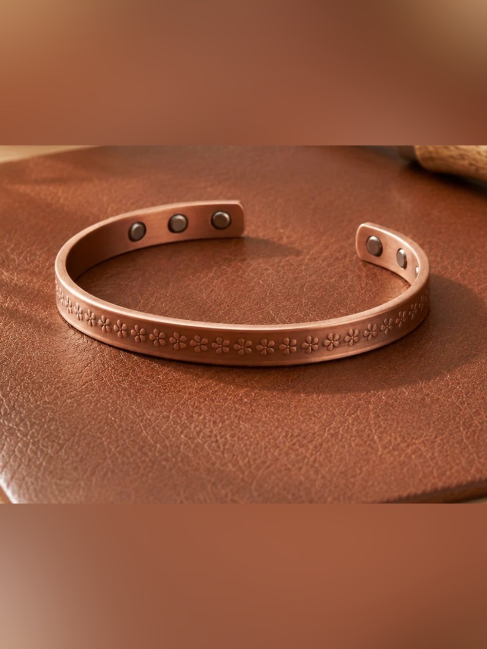 99.9% Copper Handmade Cuff Bracelet
